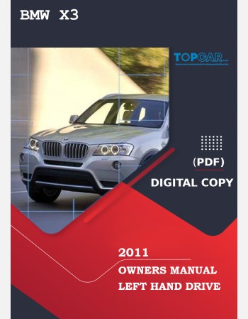2011 bmw x3 owners manual